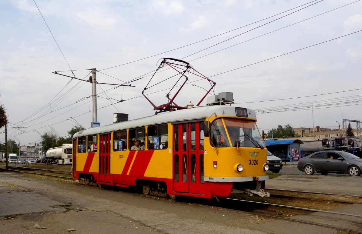 Барнаул, Tatra T3SU КВР Барнаул № 3020