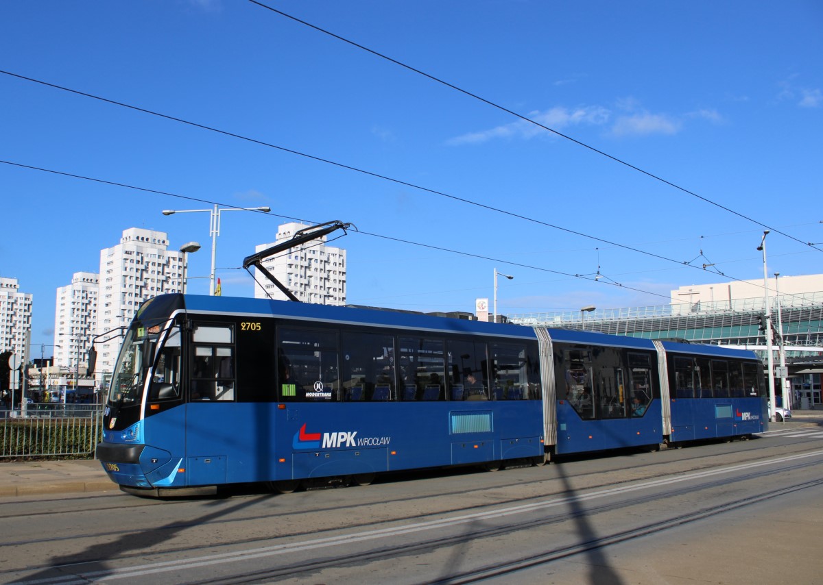 Вроцлав, Modertrans Moderus Beta 205WrAs-MF 17 AC № 2705
