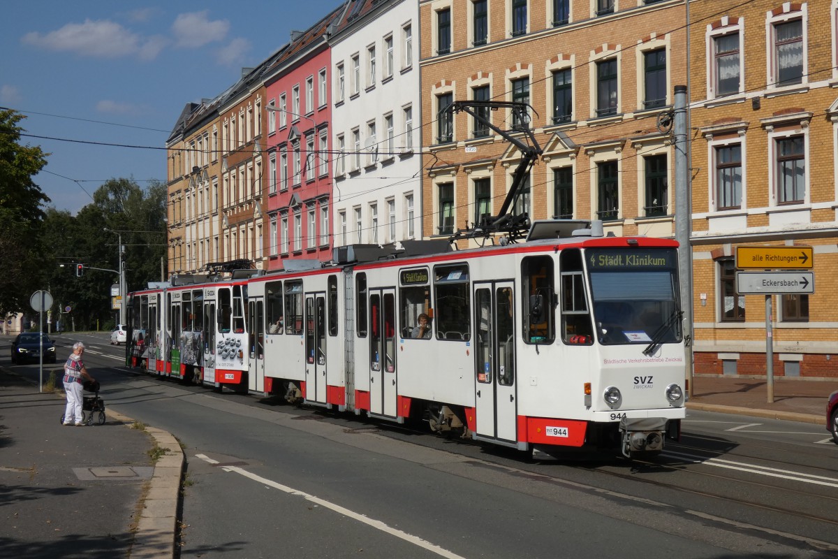 Zwickau, Tatra KT4DMC № 944; Zwickau, Tatra KT4DMC № 938