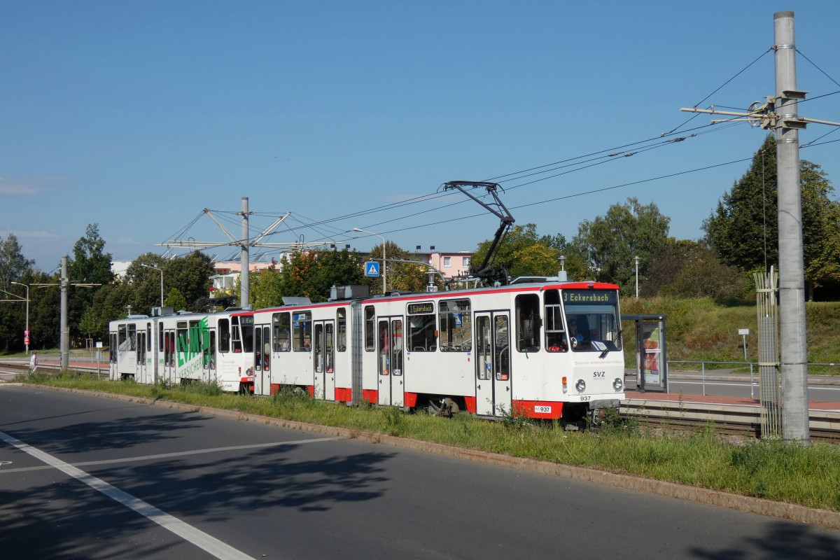 Цвиккау, Tatra KT4DMC № 937