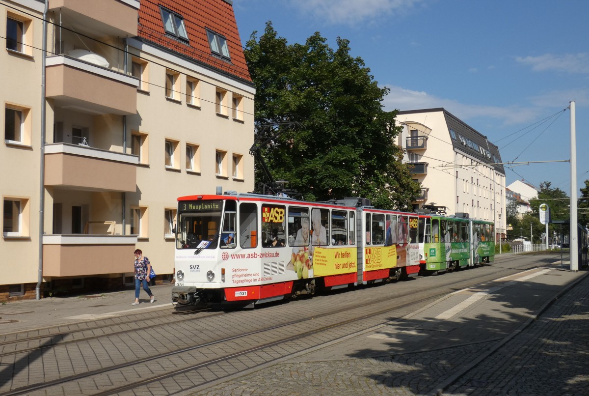 Цвиккау, Tatra KT4DMC № 931