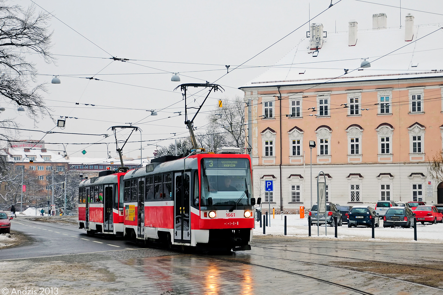 Брно, Tatra T3R (1995) № 1661