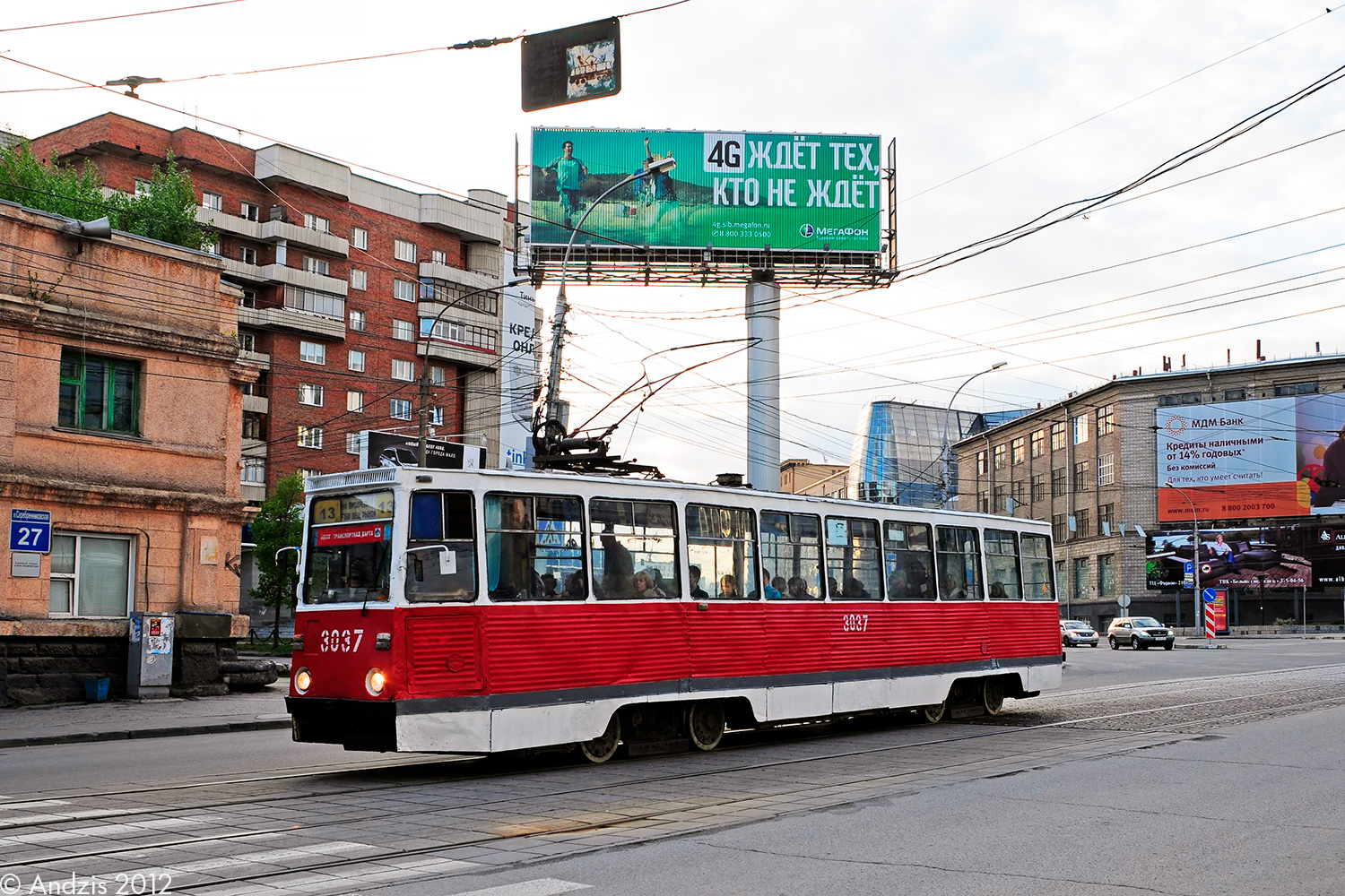 Новосибирск, 71-605 (КТМ-5М3) № 3037