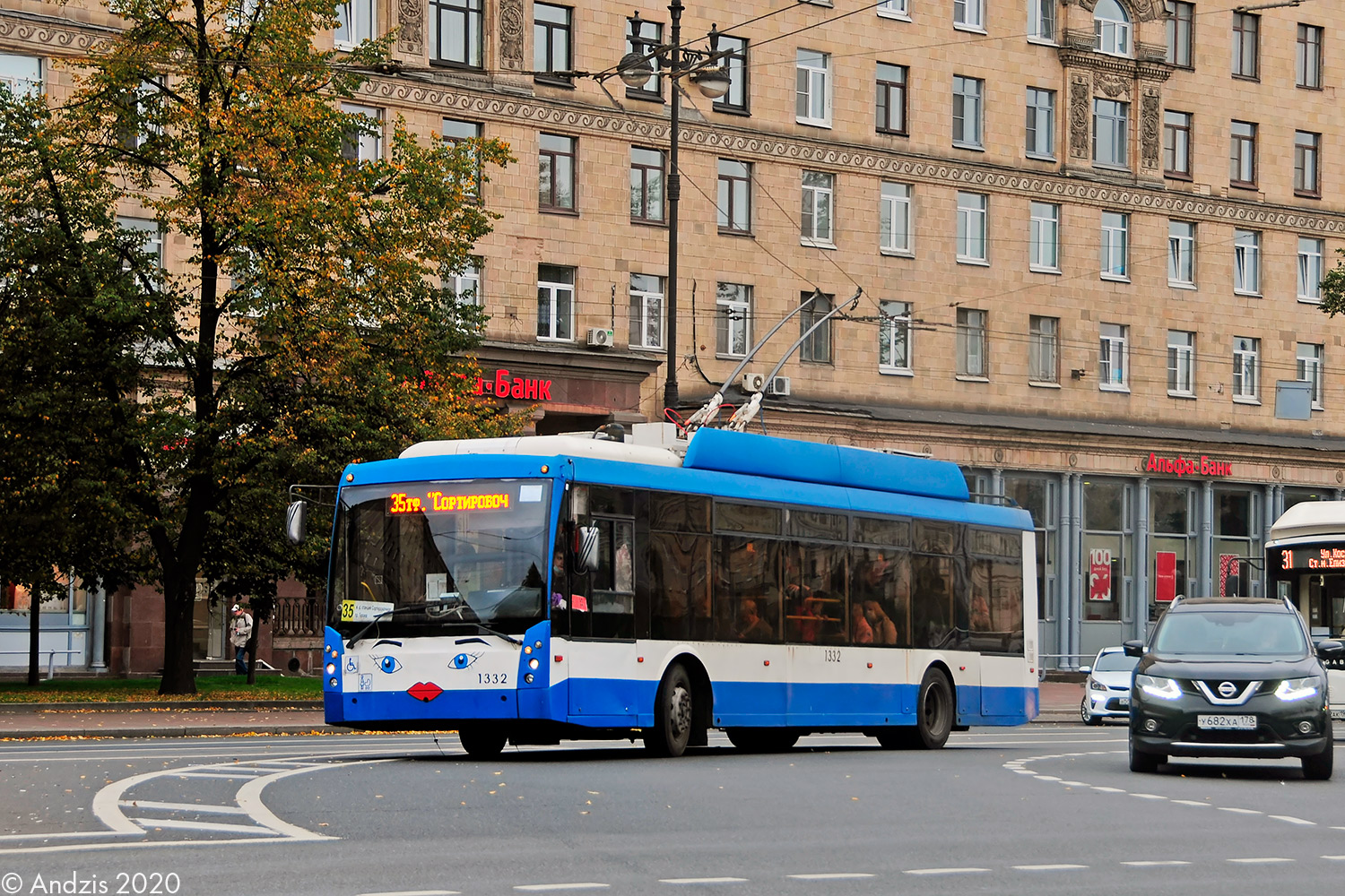 Санкт-Петербург, Тролза-5265.00 «Мегаполис» № 1332