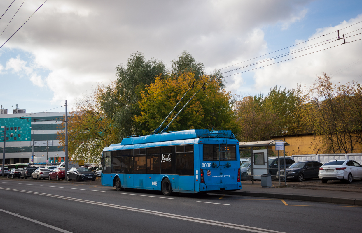 Химки, Тролза-5265.00 «Мегаполис» № 0038