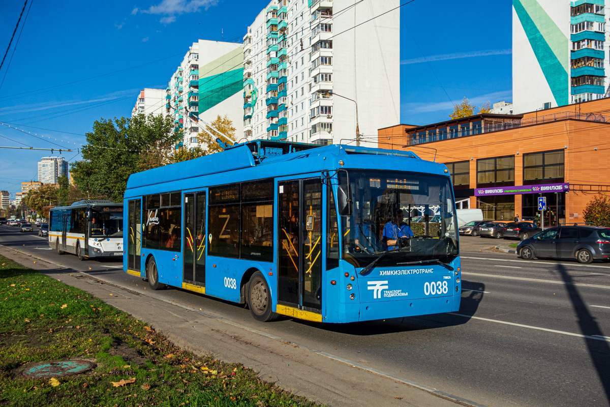 Химки, Тролза-5265.00 «Мегаполис» № 0038