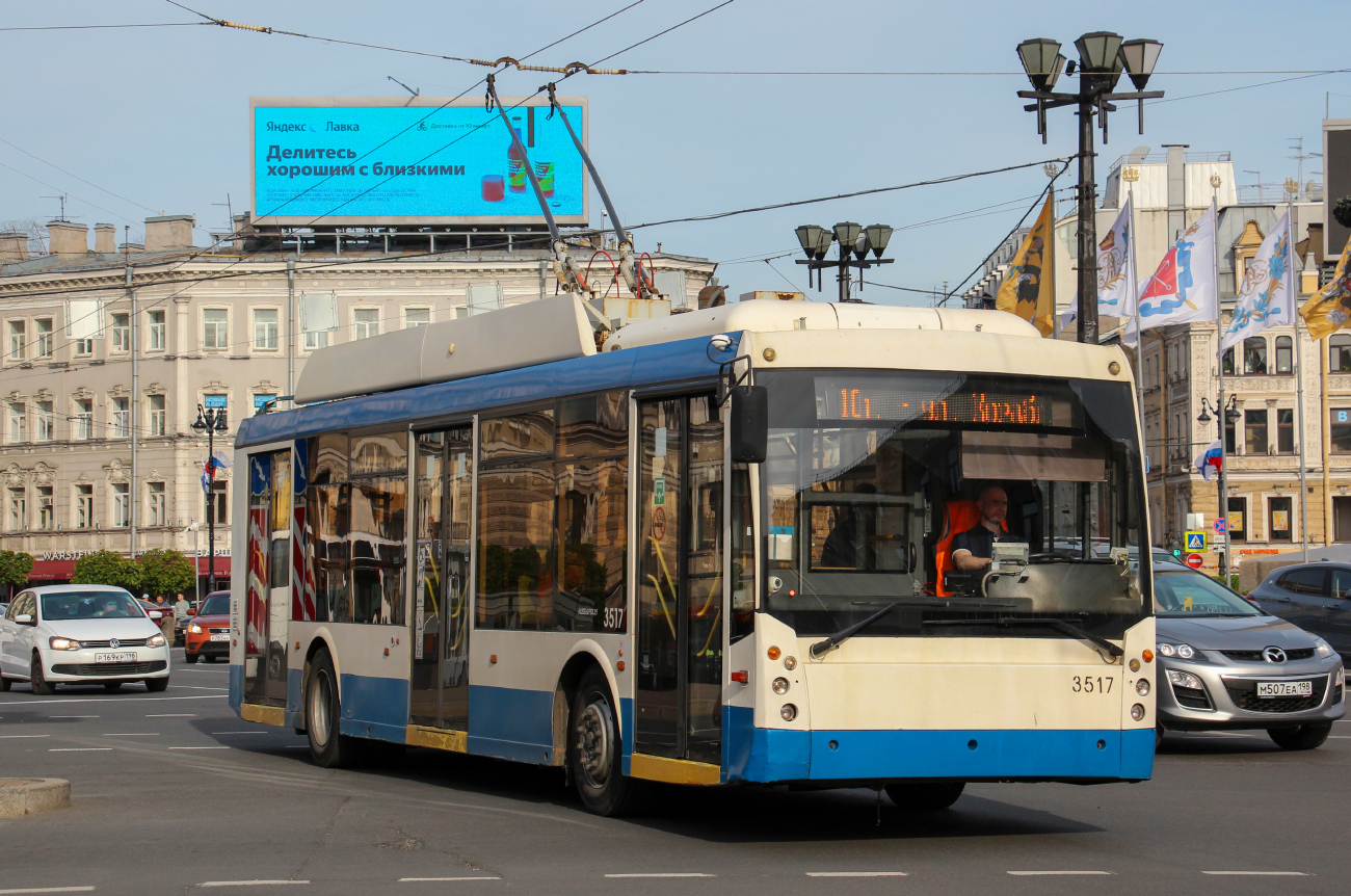 Санкт-Петербург, Тролза-5265.00 «Мегаполис» № 3517
