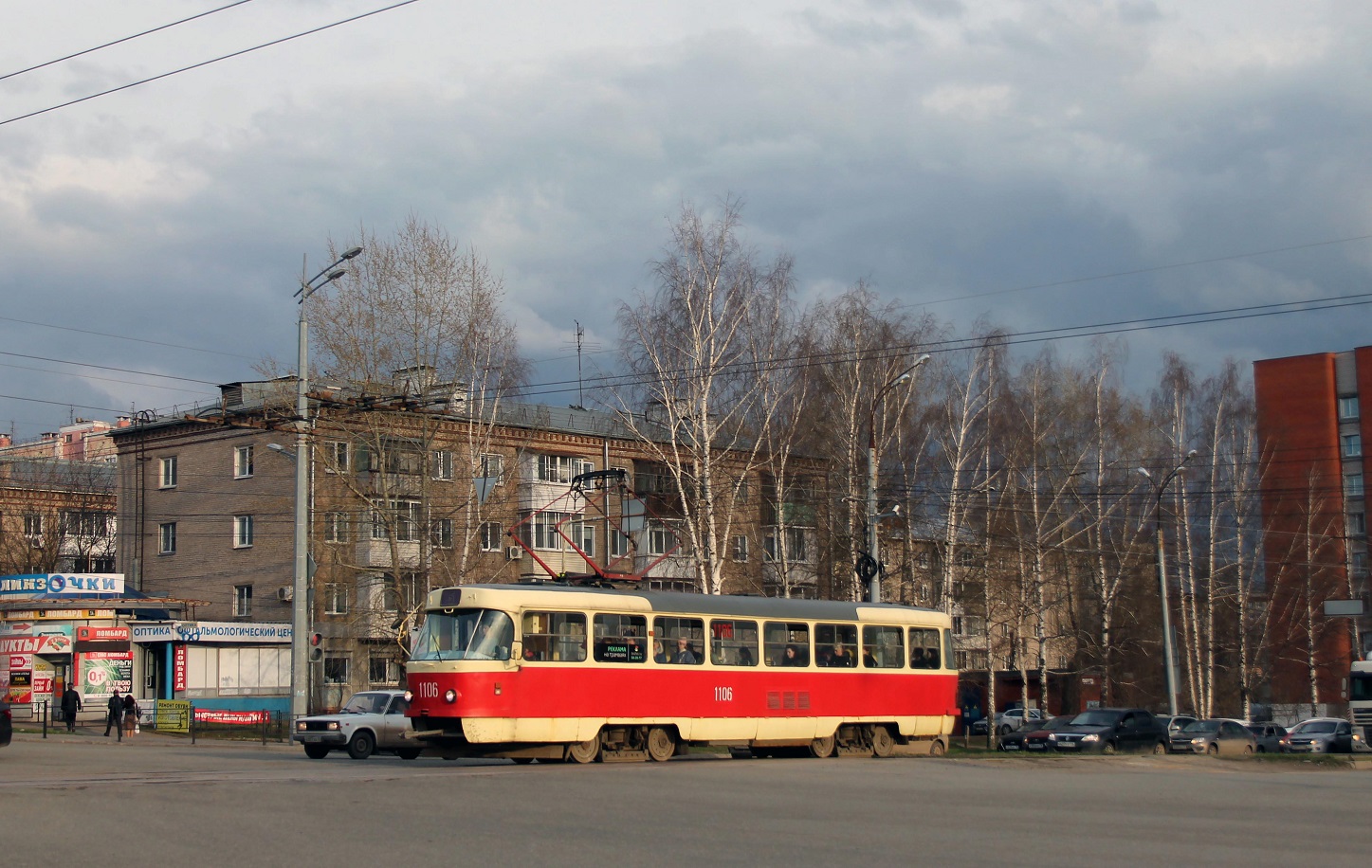 Iževska, Tatra T3SU (2-door) № 1106