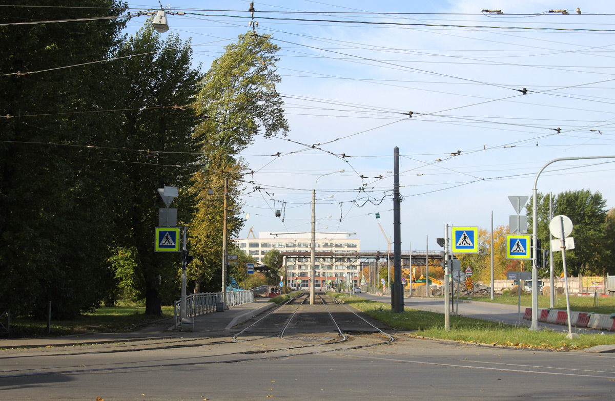 Sankt Petersburg — Tram lines and infrastructure Sankt Petersburg — Tram lines and infrastructure