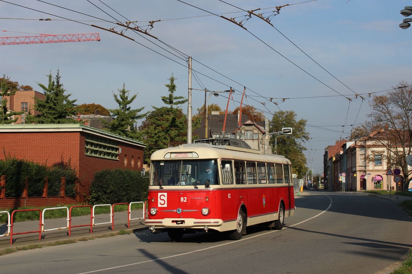 Острава, Škoda 9TrH23 № 82; Острава — 70 лет троллейбуса в Остраве