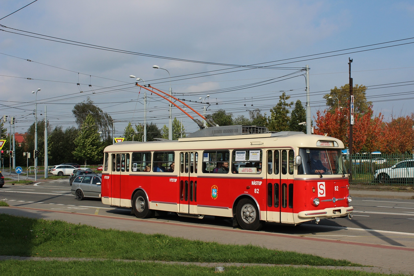 Ostrava, Škoda 9TrH23 č. 82; Ostrava — 70 let trolejbusů v Ostravě
