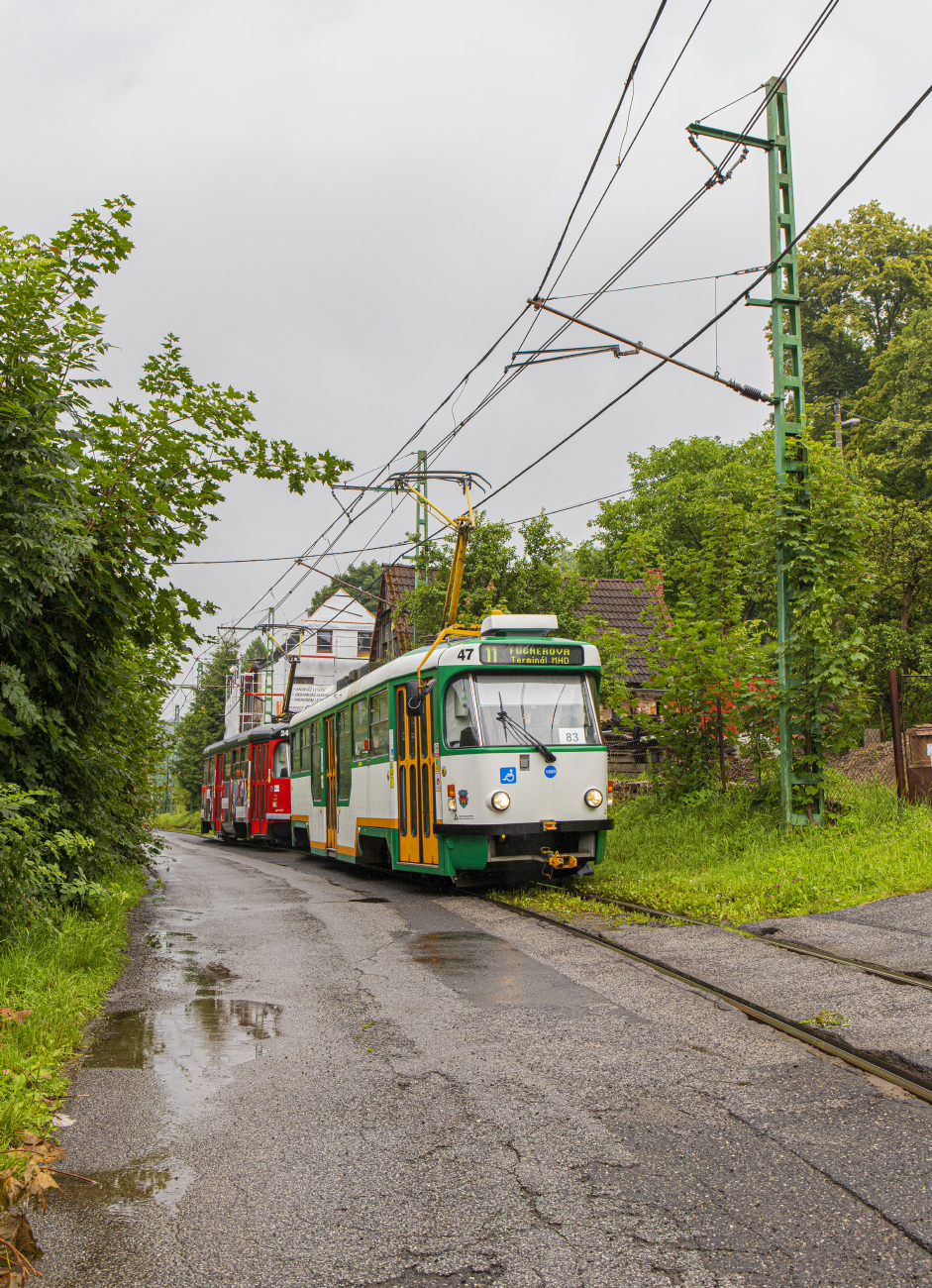 Либерец ― Яблонец-над-Нисой, Tatra T3R.PLF № 47; Либерец ― Яблонец-над-Нисой — Последние недели узкоколейки, 2021 г.
