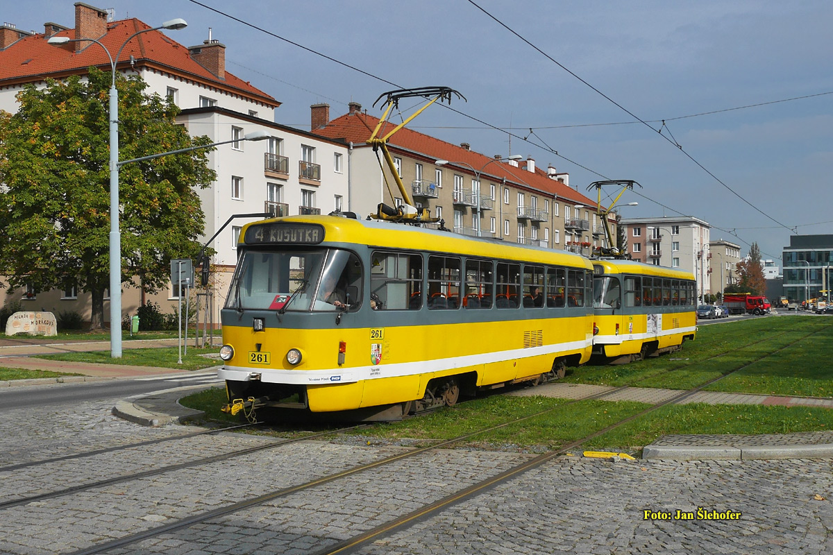 Пльзень, Tatra T3R.P № 261