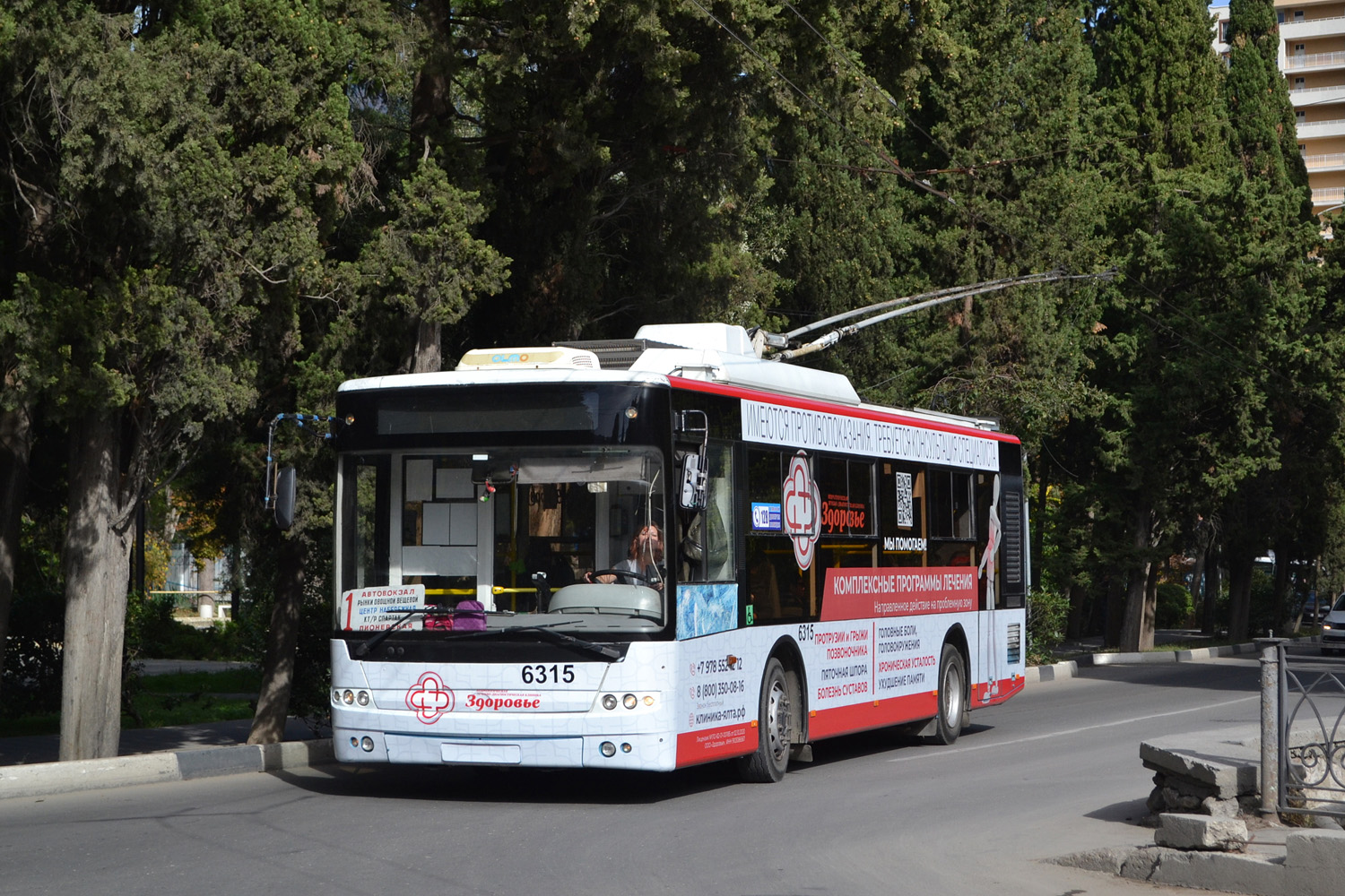 Крымский троллейбус, Богдан Т60111 № 6315