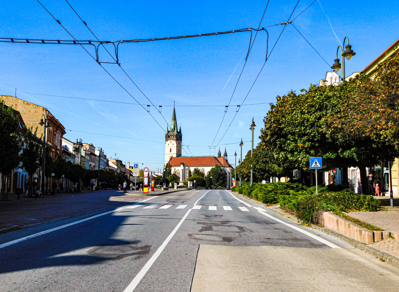 Прешов — Троллейбусные линии и инфраструктура