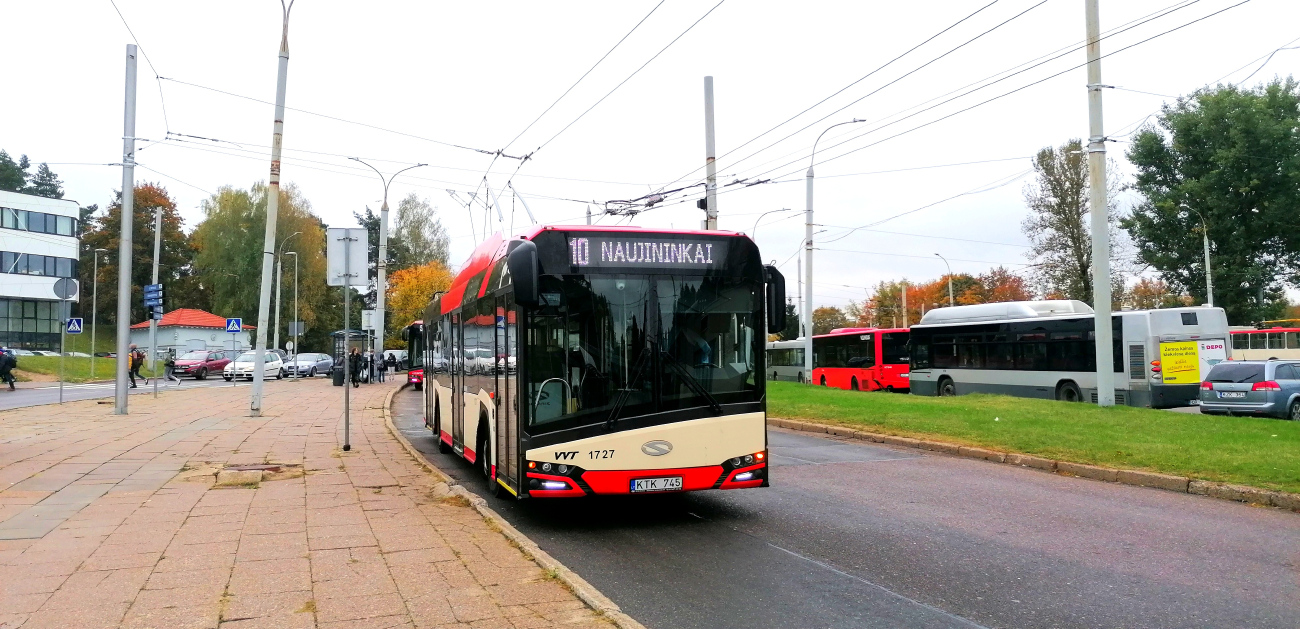 Вильнюс, Solaris Trollino IV 12 Škoda № 1727