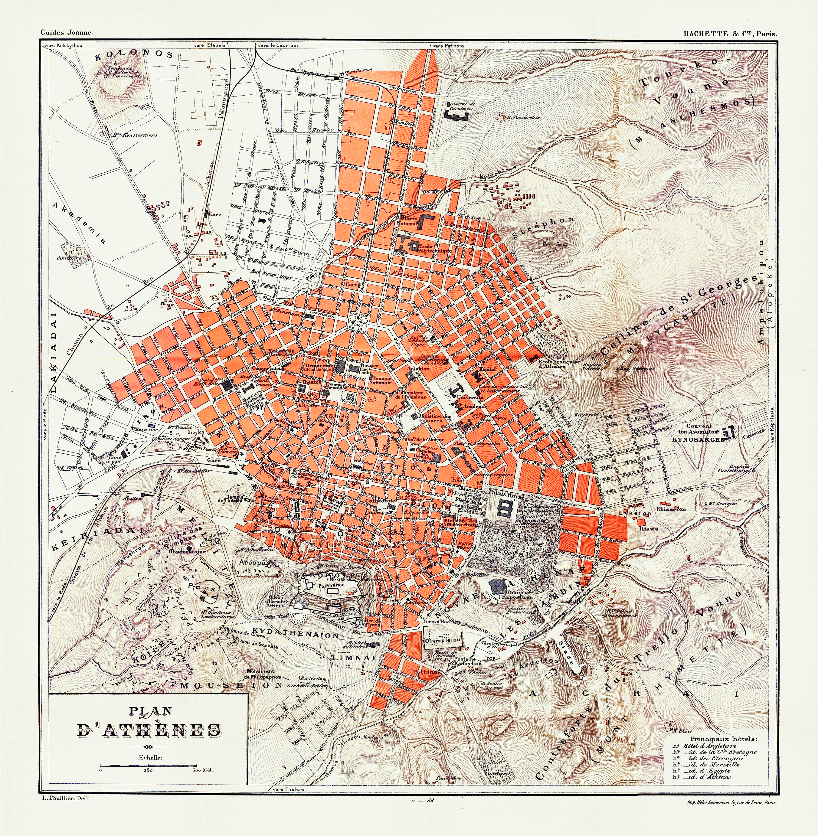 雅典 — Historic Citywide Maps