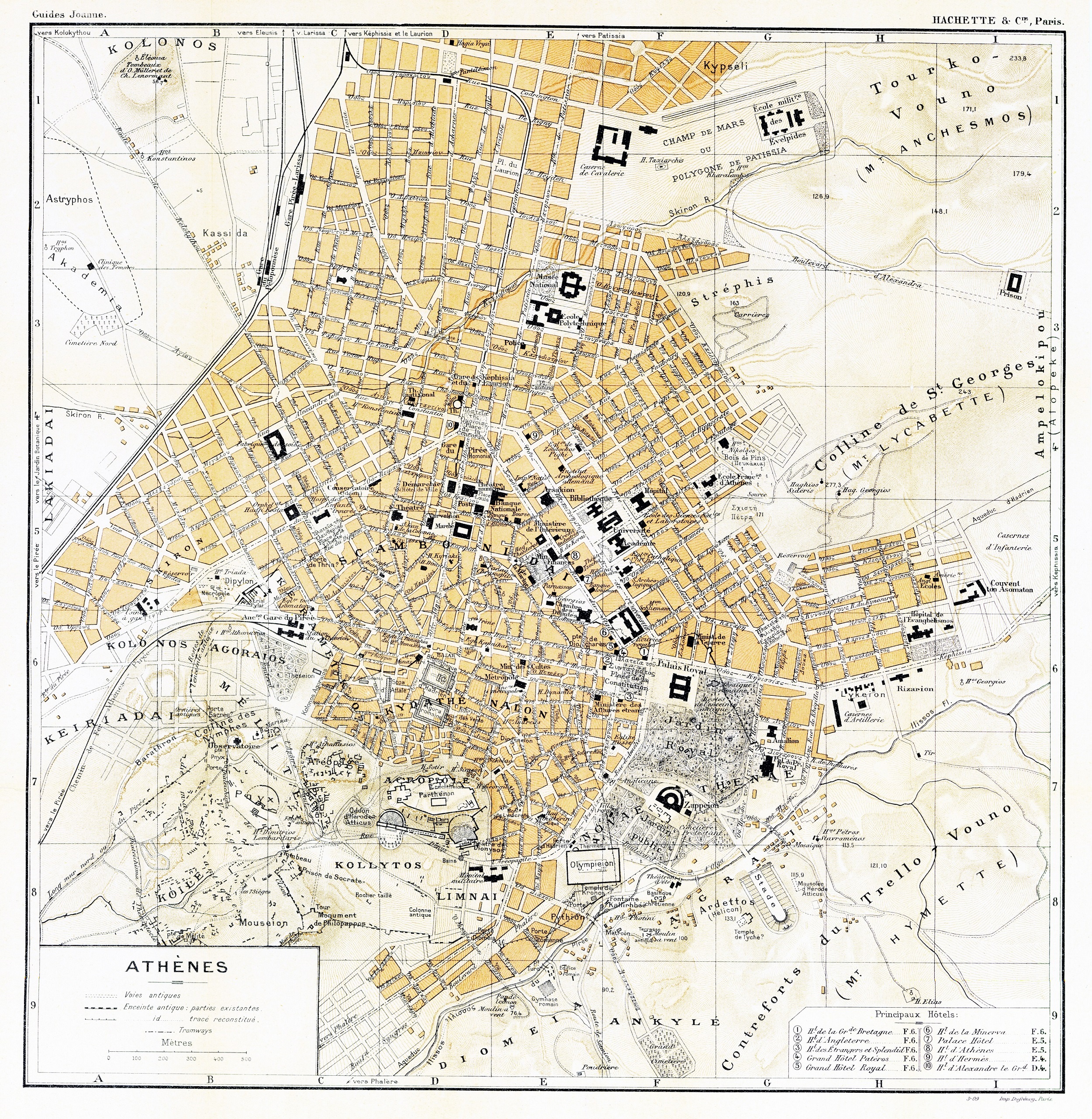 雅典 — Historic Citywide Maps