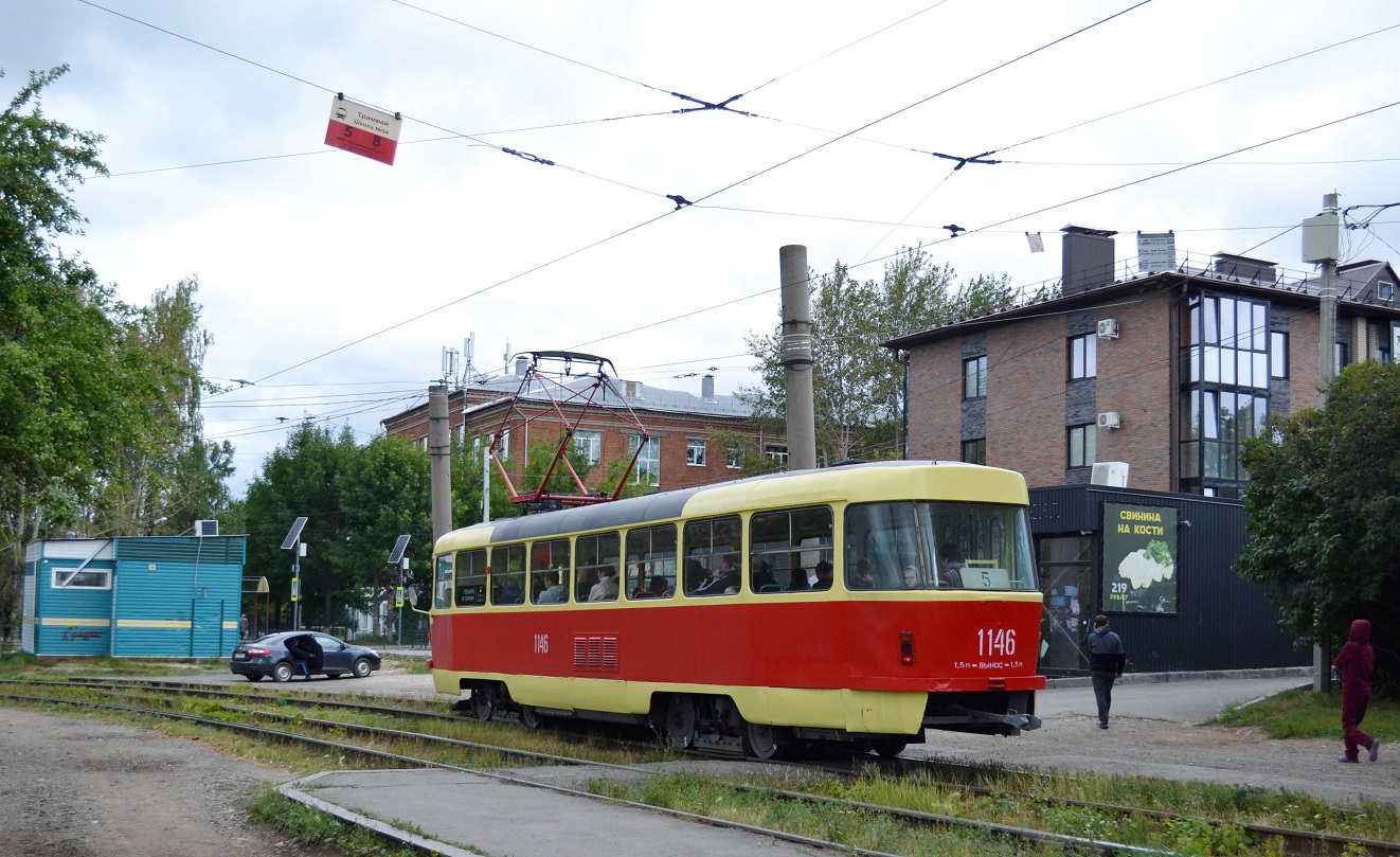 Ижевск, Tatra T3SU (двухдверная) № 1146