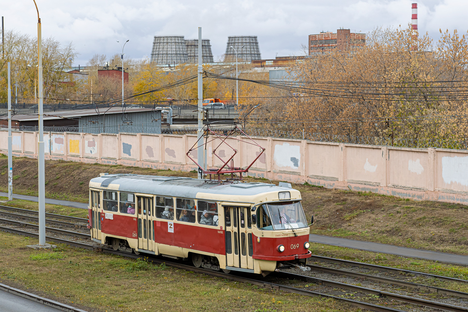 Jekatyerinburg, Tatra T3SU (2-door) — 069