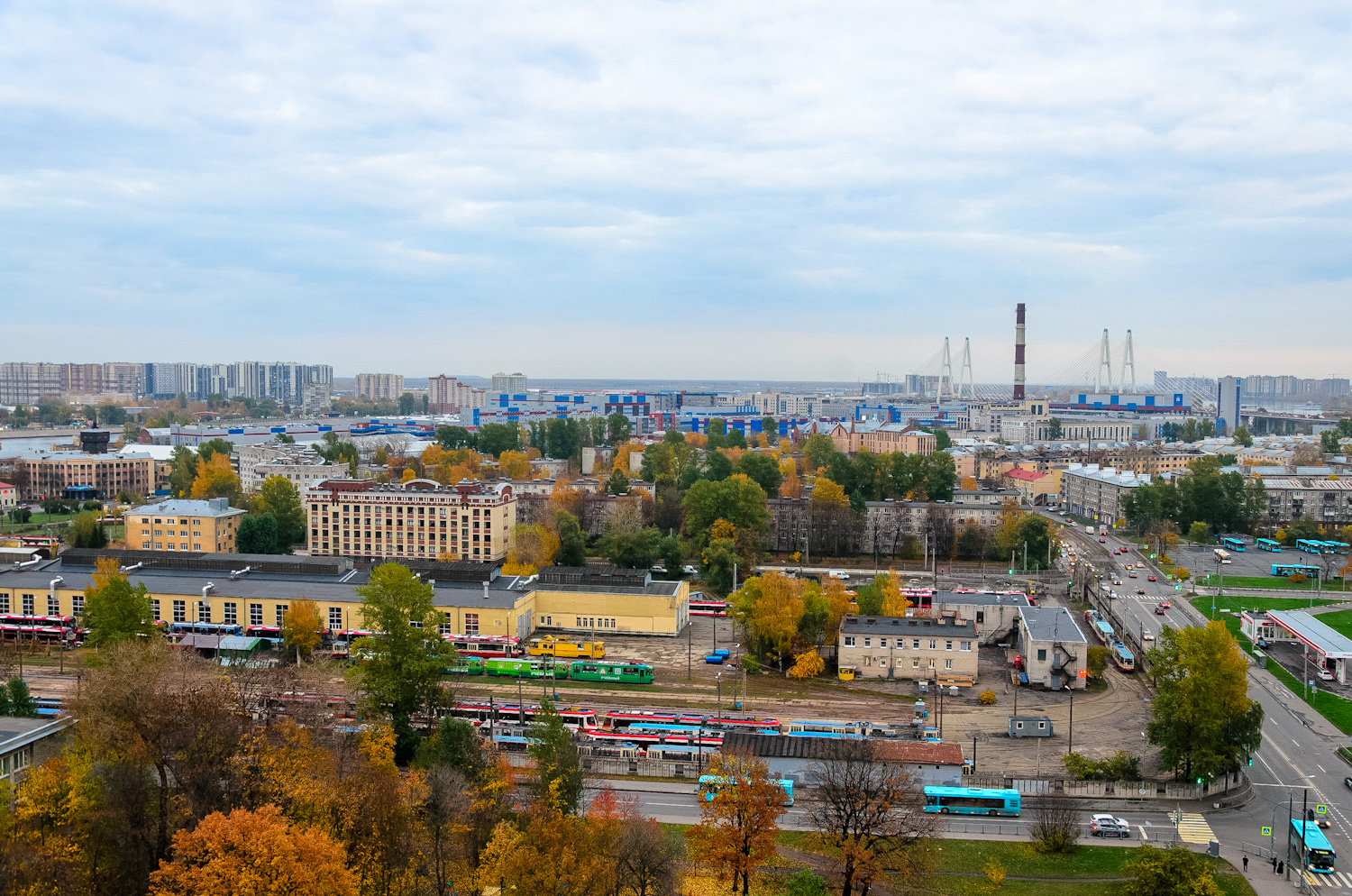 Sankt Petersburg — Tramway depot # 7