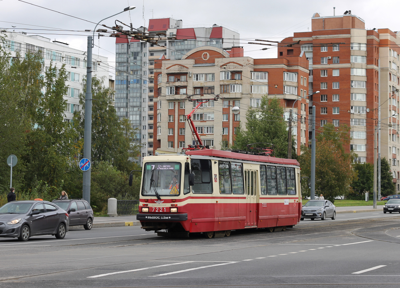 Санкт-Петербург, ТС-77 № 7221