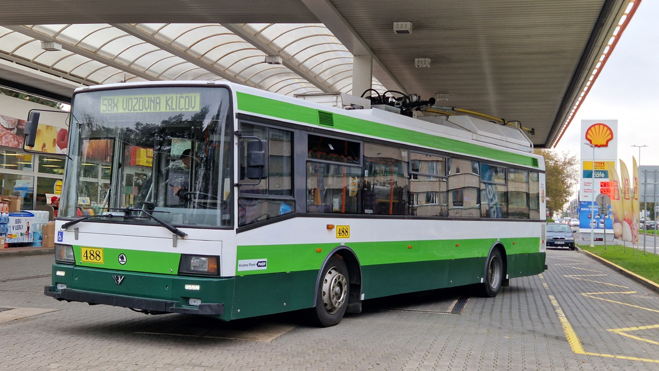Страшице, Škoda 21TrACI № 488; Прага — 50 лет спустя – покатушки на троллейбусах и начало регулярной эксплуатации 58 маршрута