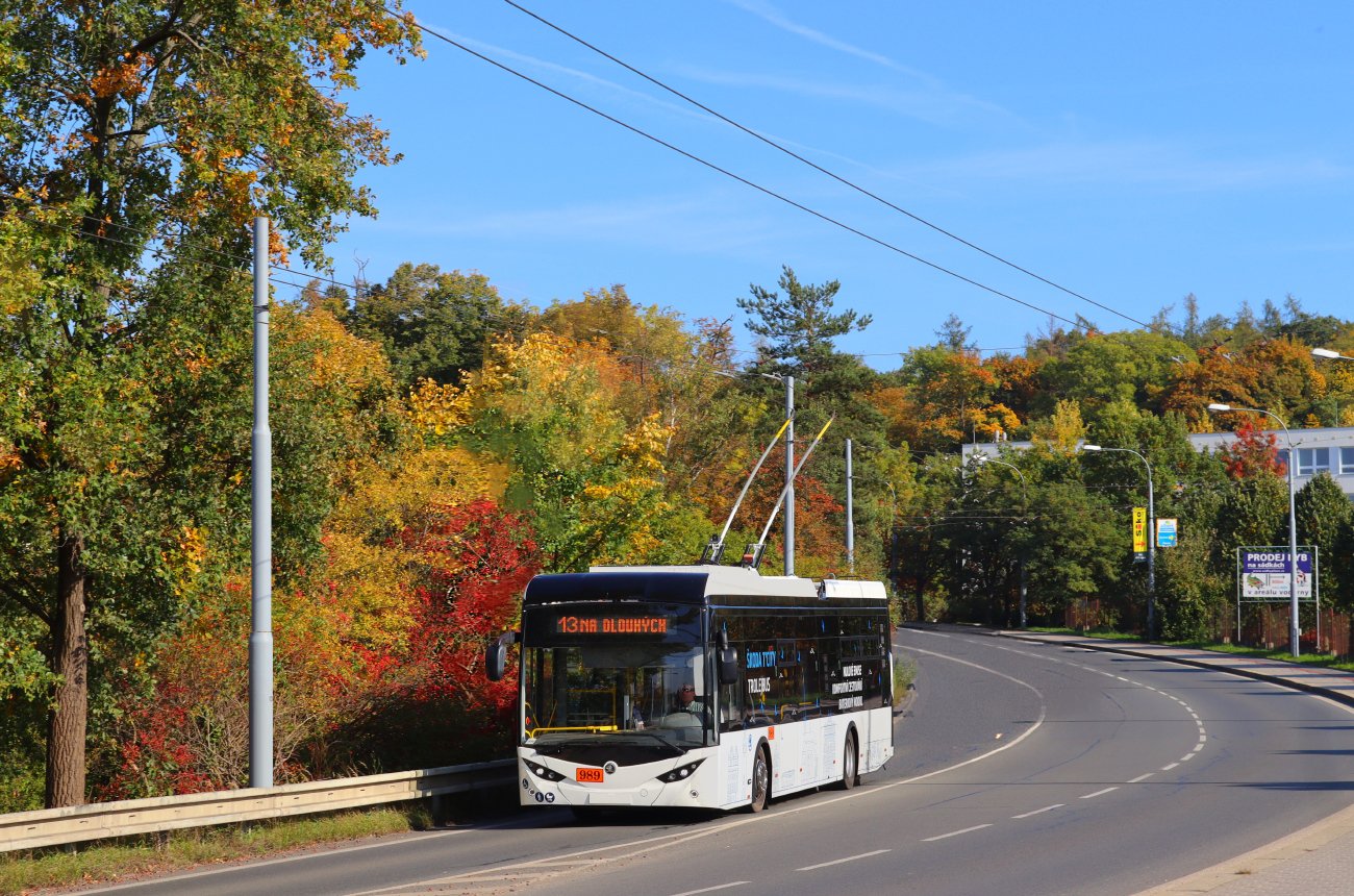 Plzeň, Škoda 36Tr TEMSA # 989; Plzeň — Brand new trolleybuses from the Škoda factory Plzeň, Škoda 36Tr TEMSA # 989; Plzeň — Brand new trolleybuses from the Škoda factory