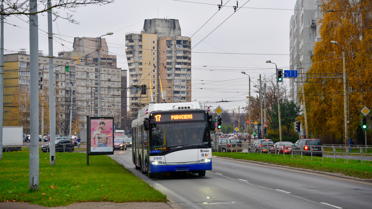 Рига, Škoda 27Tr Solaris III № 27613