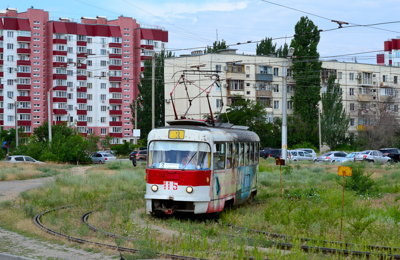 Волжский, Tatra T3SU № 115