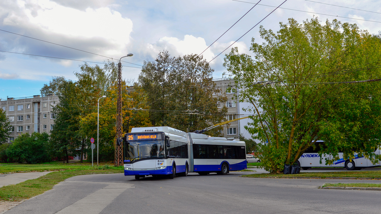 Рига, Škoda 27Tr Solaris III № 27681