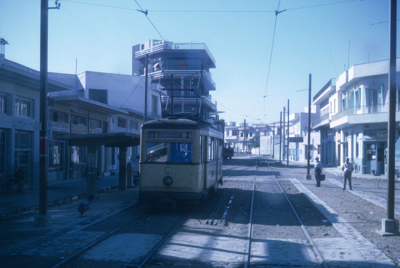 Афины, Ernesto Breda № 71; Афины — Трамвай — линия интерурбана Пирей–Перама Афины, Ernesto Breda № 71; Афины — Трамвай — линия интерурбана Пирей–Перама