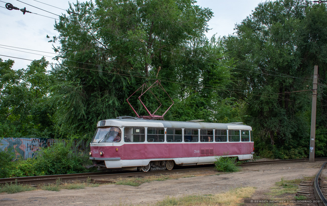 Волгоград, Tatra T3SU (двухдверная) № 2646