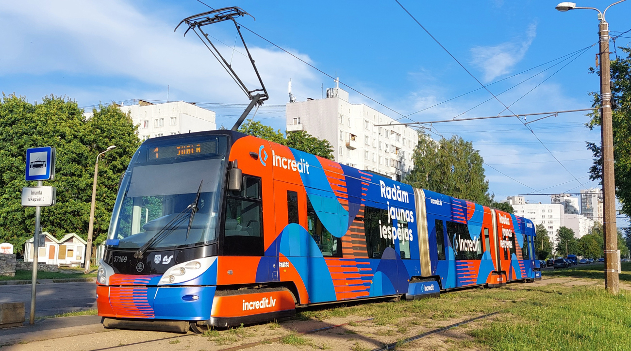 Рига, Škoda 15T ForCity Alfa Riga № 57169