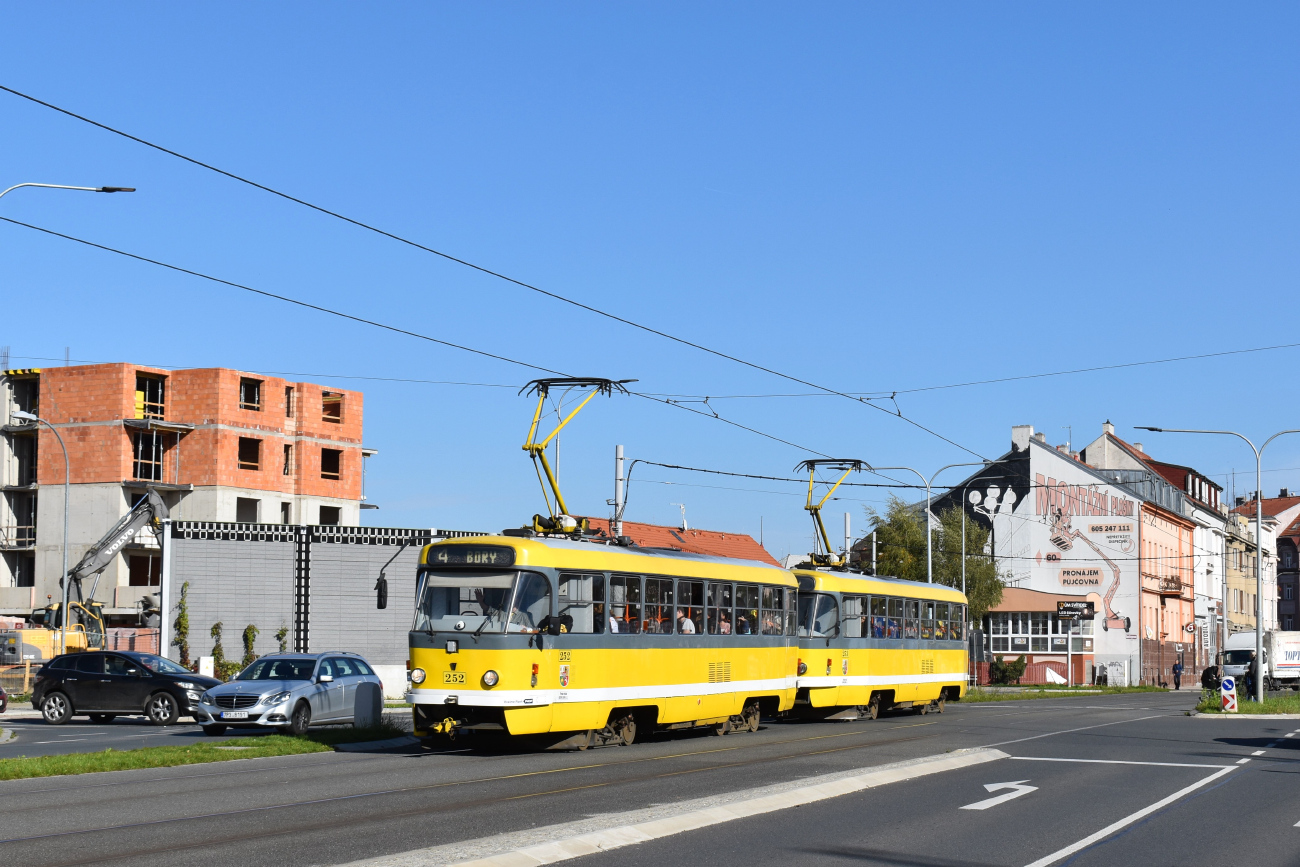 Пльзень, Tatra T3R.P № 252