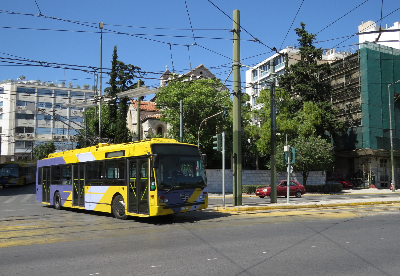 Афины, Van Hool A300T № 7061