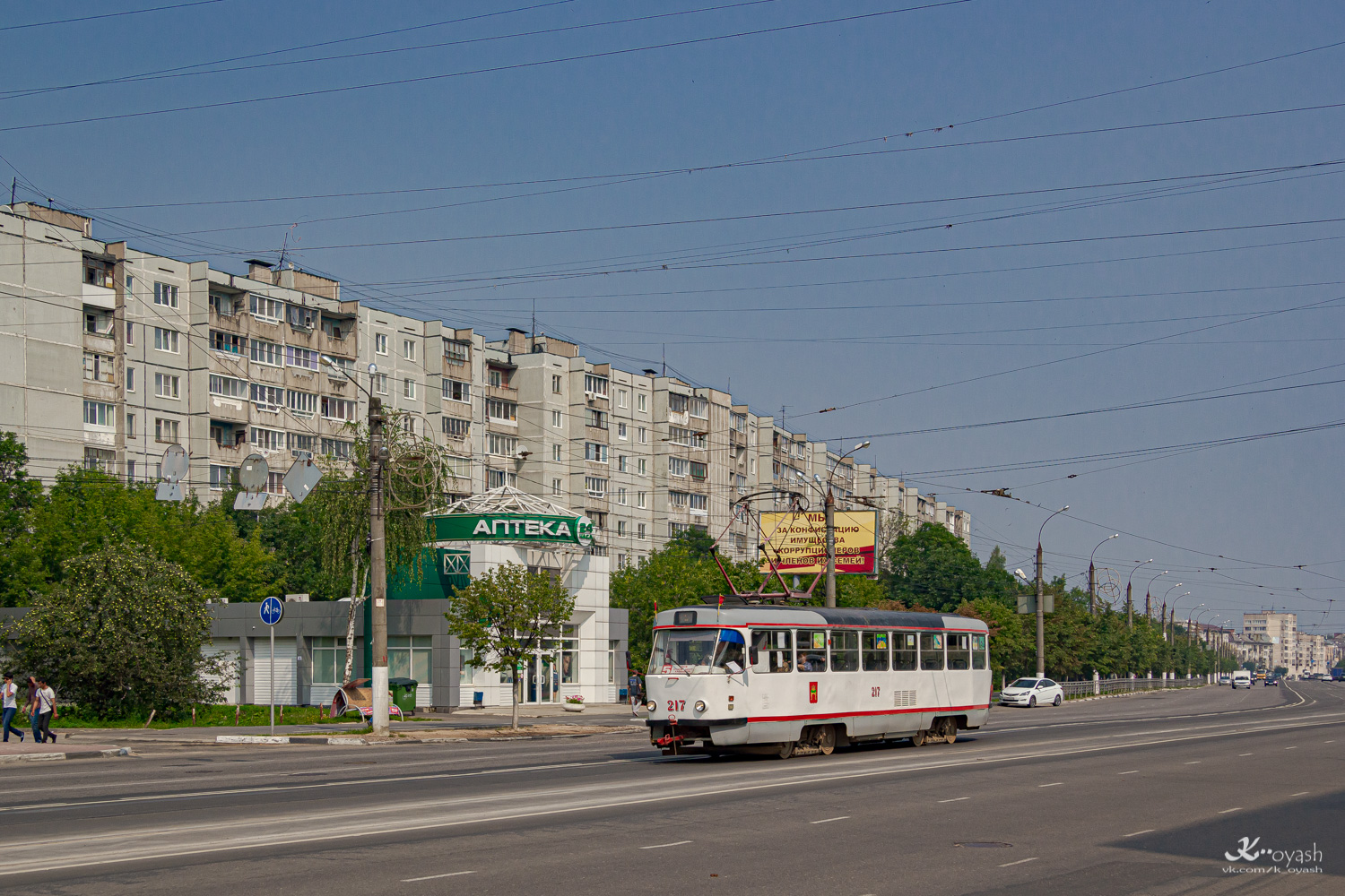Тверь, Tatra T3SU № 217; Тверь — Трамвайные линии: Центральный район