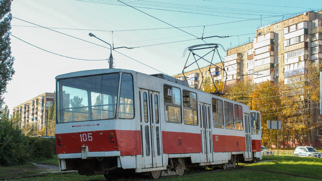 Lipetsk, Tatra T6B5SU № 105