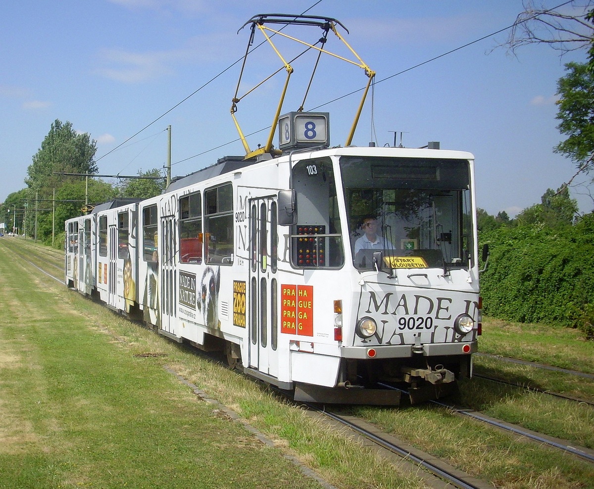 Прага, Tatra KT8D5 № 9020