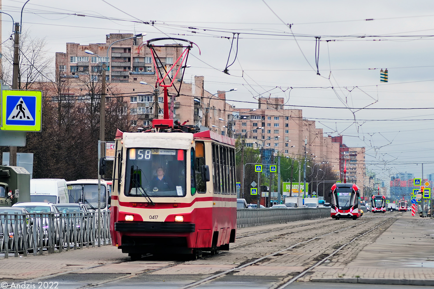Санкт-Петербург, 71-134К (ЛМ-99К) № 0417