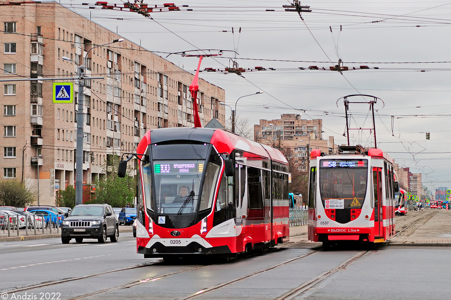 Санкт-Петербург, 71-923М «Богатырь-М» № 0205; Санкт-Петербург, 71-134А (ЛМ-99АВН) № 0537