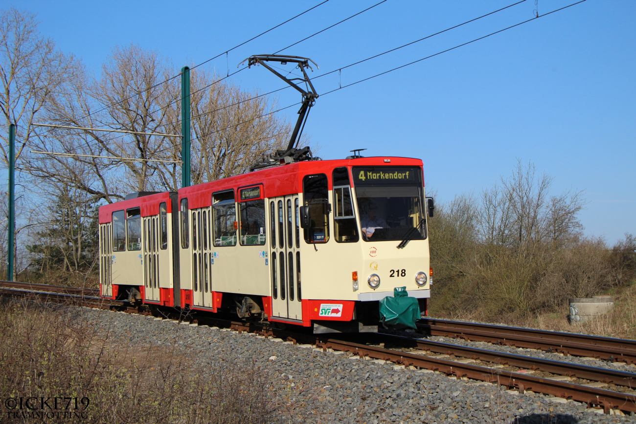 Frankfurt an der Oder, Tatra KT4DM — 218 Frankfurt an der Oder, Tatra KT4DM — 218