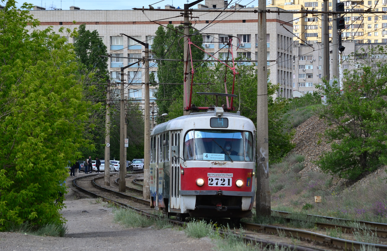 Волгоград, Tatra T3SU № 2721 Волгоград, Tatra T3SU № 2721