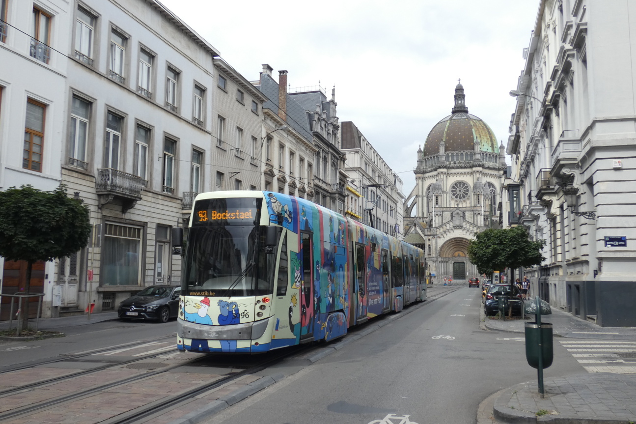 Brussels, Bombardier T3000 № 3096