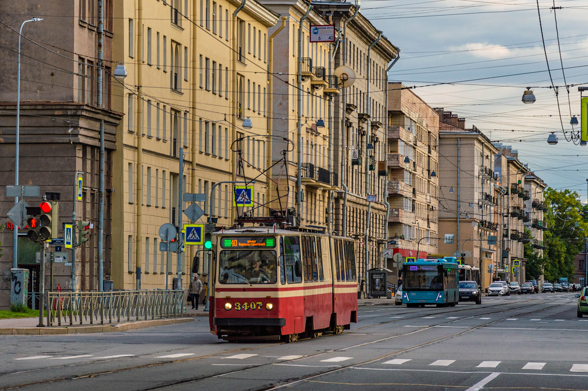 Санкт-Петербург, ЛВС-86К № 3407 Санкт-Петербург, ЛВС-86К № 3407