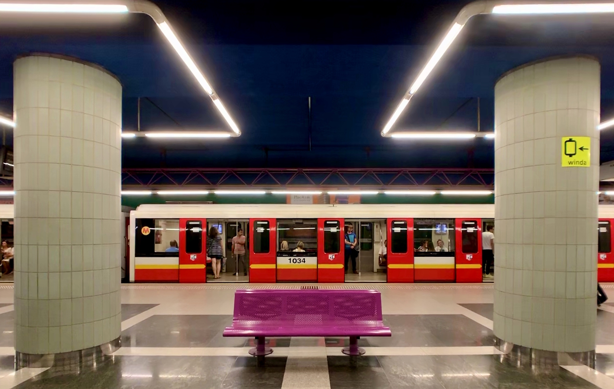 Варшава, Alstom Metropolis 98B № 1034