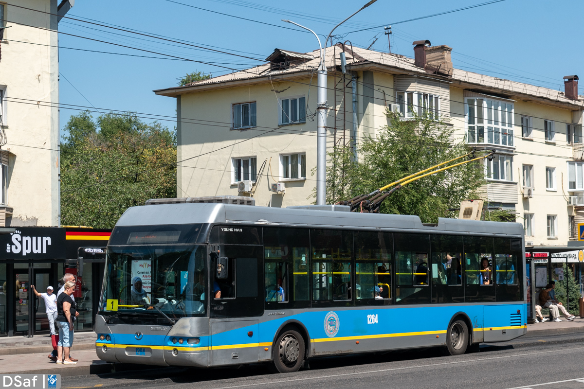 Almatî, YoungMan JNP6120GDZ (Neoplan Kazakhstan) Nr. 1264