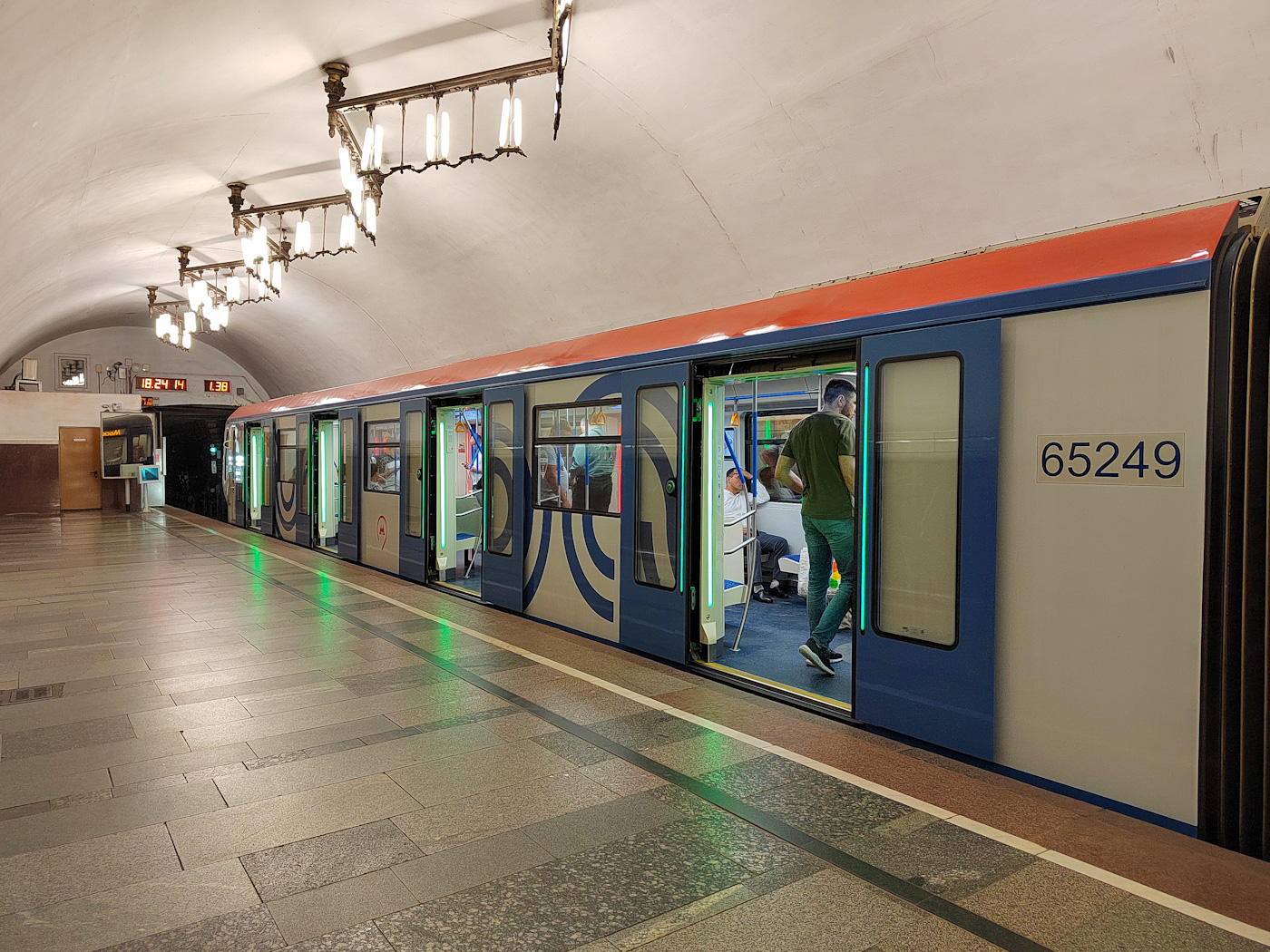 Москва, 81-765.2 «Москва» № 65249; Москва — Парад поездов ко дню Московского транспорта 9 — 10 июля 2022