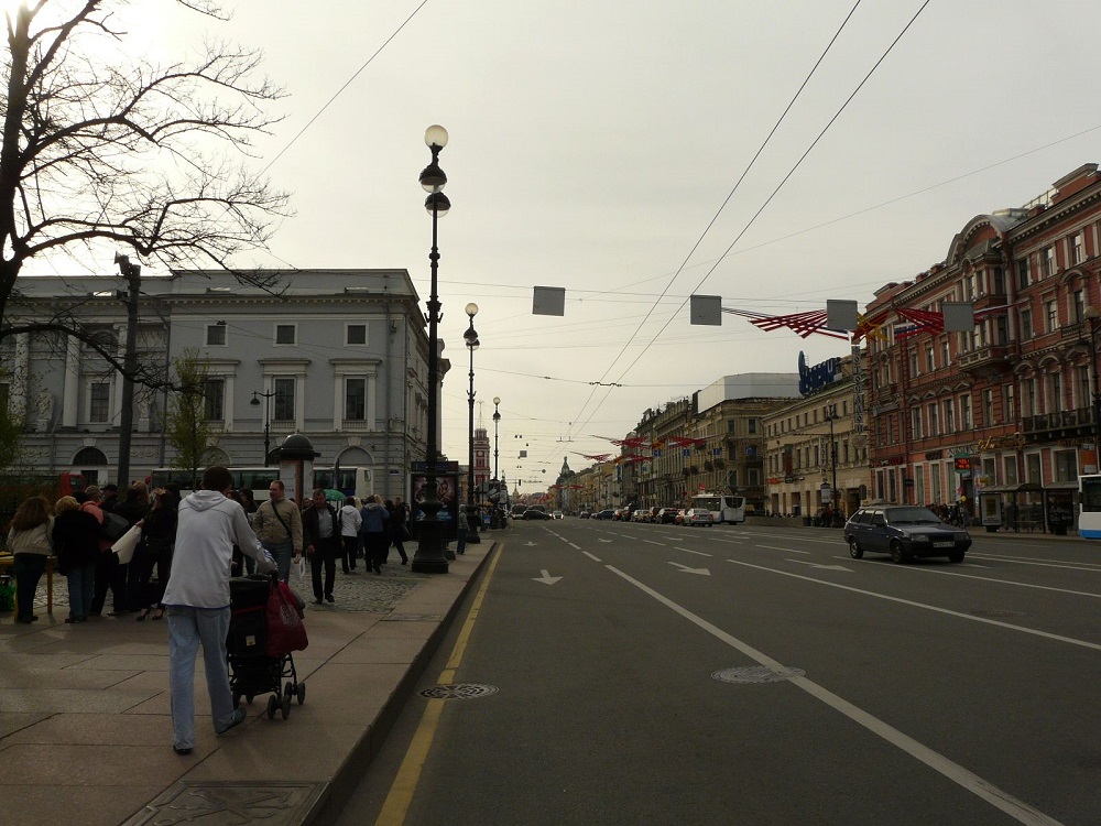 Sankt Petersburg — Trolleybus lines and infrastructure