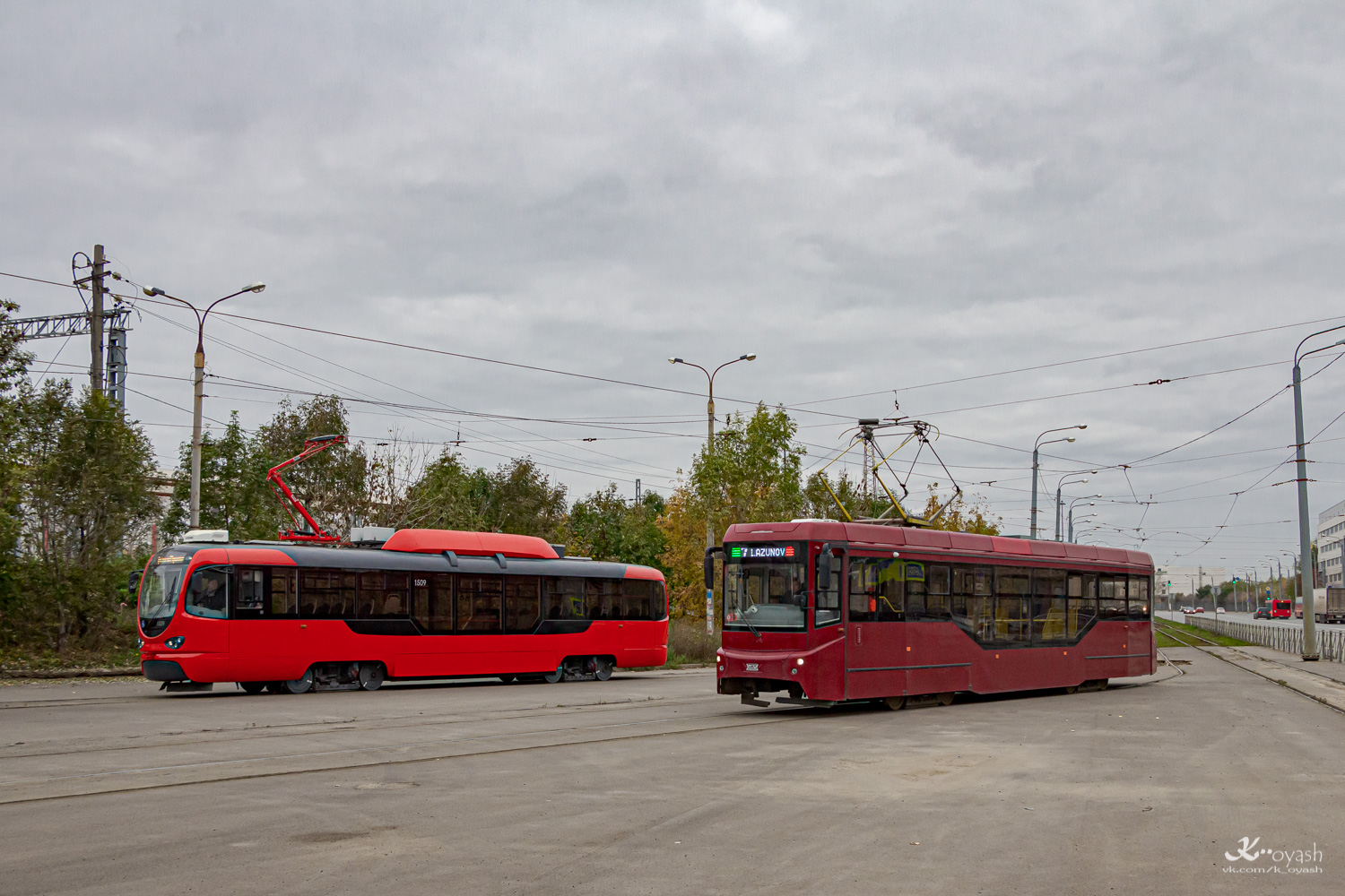 Казань, Tatra T3K-Иж-Н № 1509; Казань, 71-407-01 № 1122